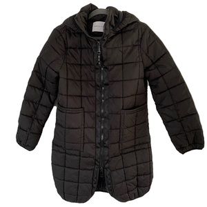 Rebecca Minkoff Box Quilted Hooded Puffer Coat